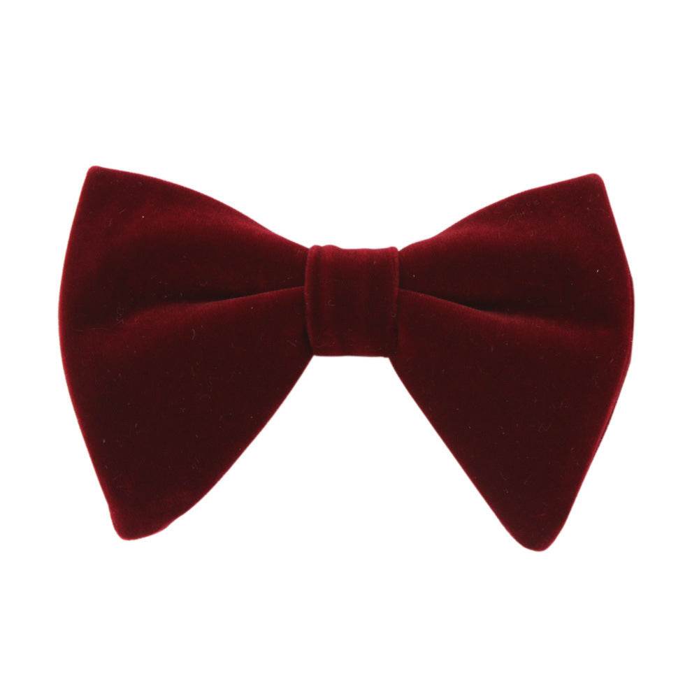 Velvet Bow Tie Men's Butterfly - Mubimart
