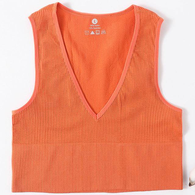 Crop Top Women Vintage Seamless Underwear - Mubimart