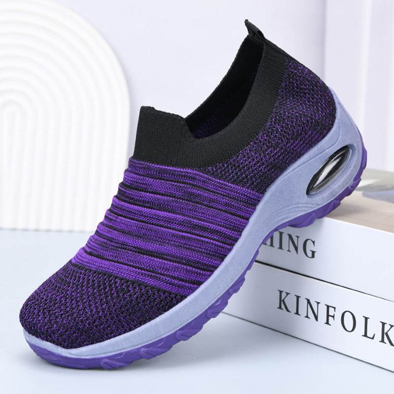 Women's Sneaker Fashion Slip-on Plus Size Women's Shoes - Mubimart