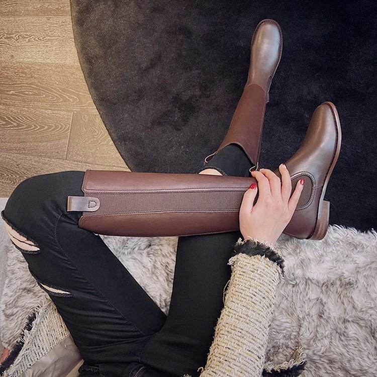 Straight tall women's boots - Mubimart