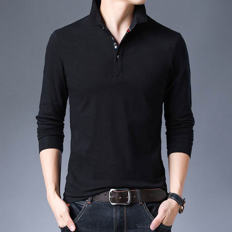 Middle-aged POLO shirt - Mubimart