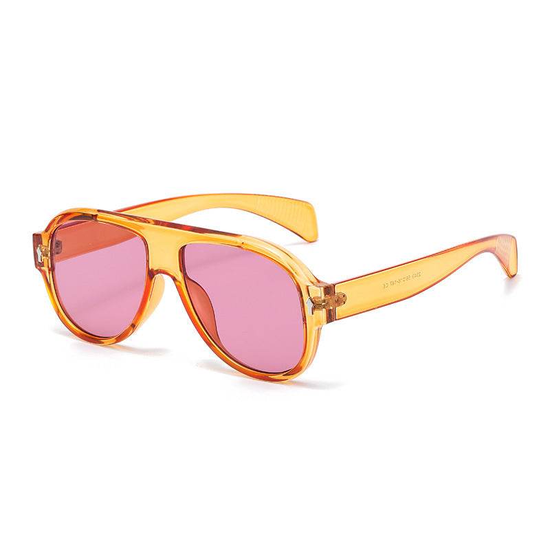 Retro Aviator Sunshade And Windshield Sunglasses - Mubimart