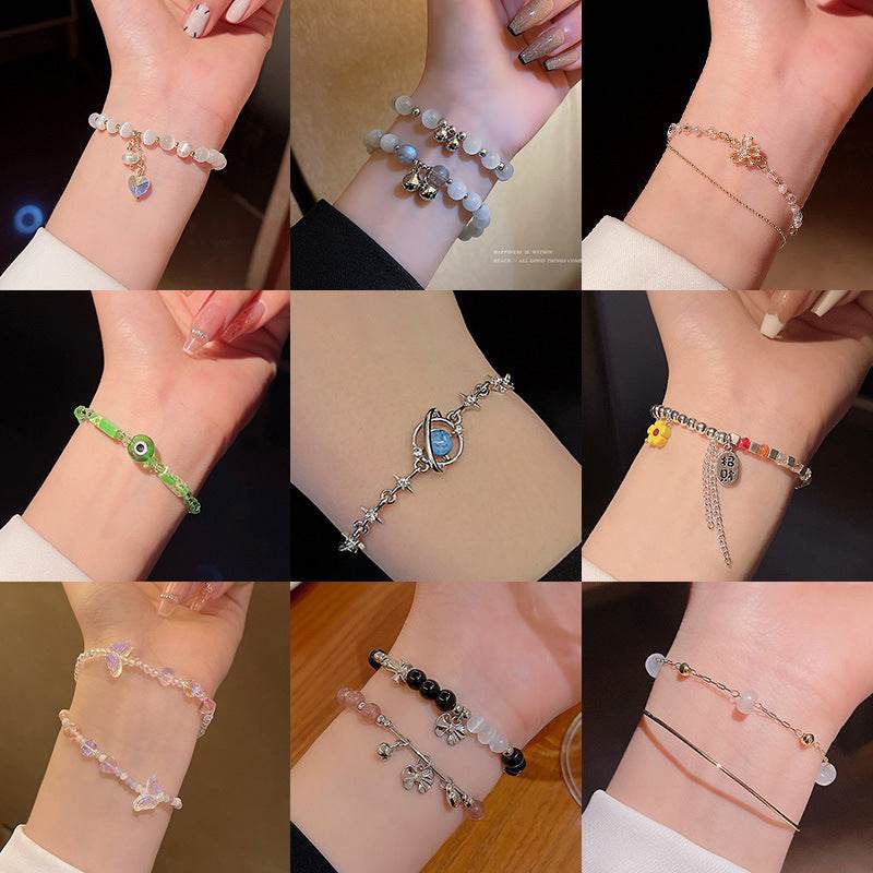 New Beaded Crystal Bracelet Women - Mubimart