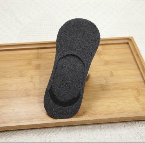 Low-back boat socks Thin section shallow mouth invisible socks spring and summer sports men's cotton socks - Mubimart