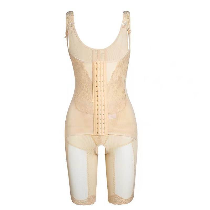 Bodysuit Buttoned Corset One-piece Shapewear - Mubimart