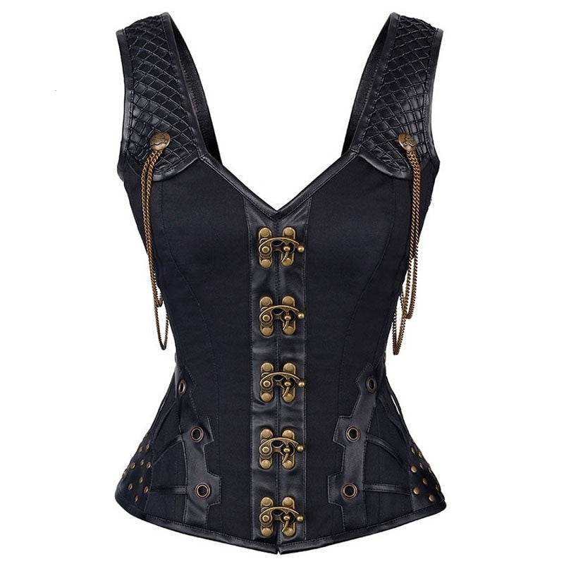 New Steel Rib Gothic Shapewear - Mubimart