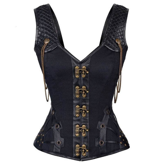 New Steel Rib Gothic Shapewear - Mubimart
