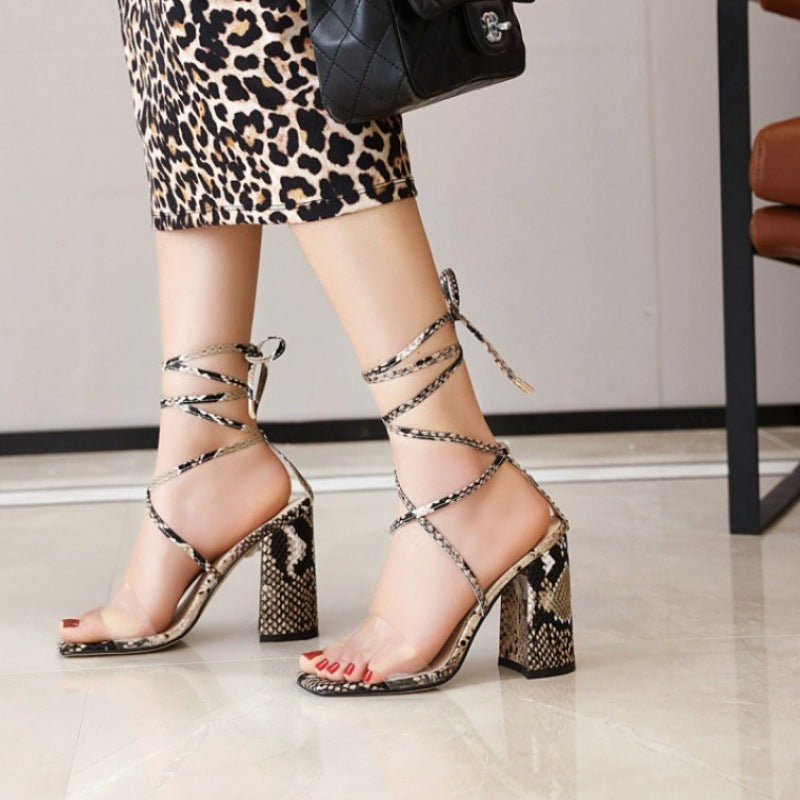 Strappy Heel Sandals