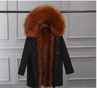 Cotton-padded jacket coat - Mubimart