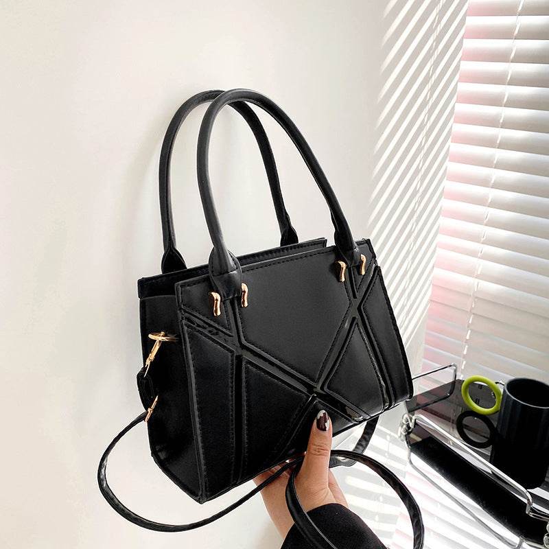 Large Capacity Casual Shoulder Portable Trendy Women Classy Tote Bag - Mubimart
