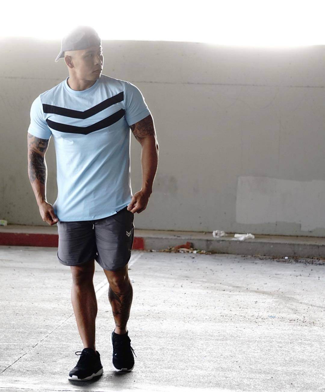 Sports leisure workout T-shirt - Mubimart