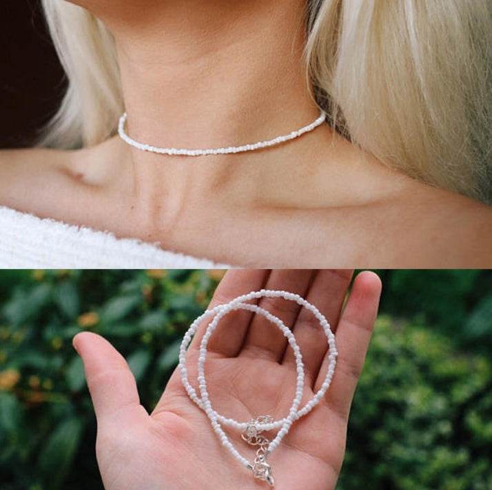 Xiaomi Pearl Choker Necklace Women - Mubimart