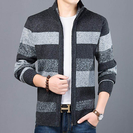 Korean knitted cardigan - Mubimart
