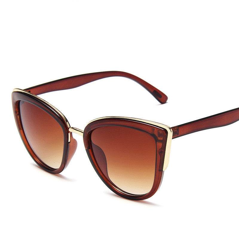 Ladies retro cat eye sunglasses - Mubimart