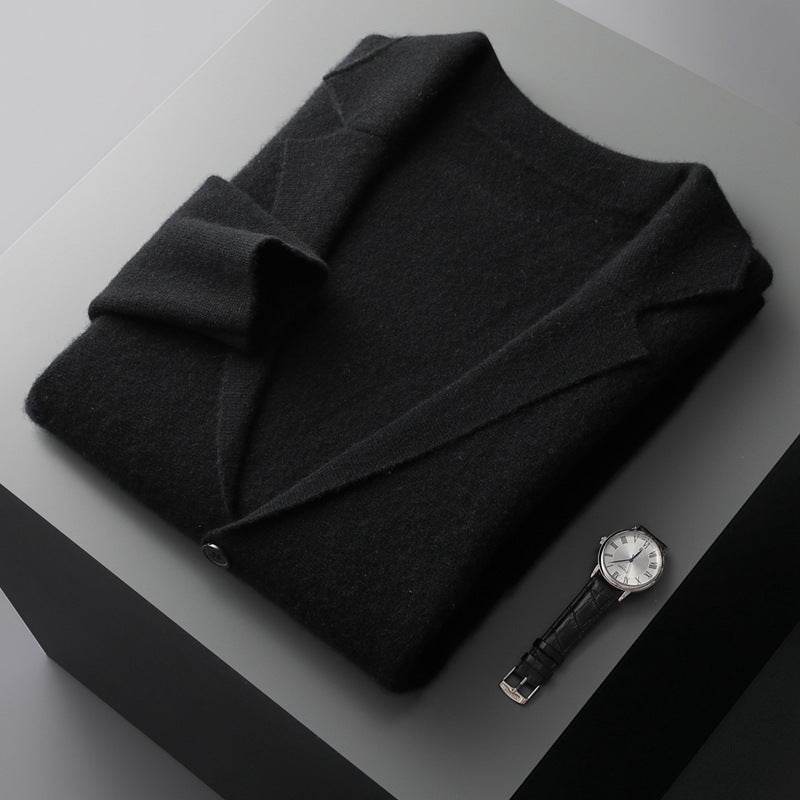 Cardigan Male V-neck Cardigan Knitted - Mubimart