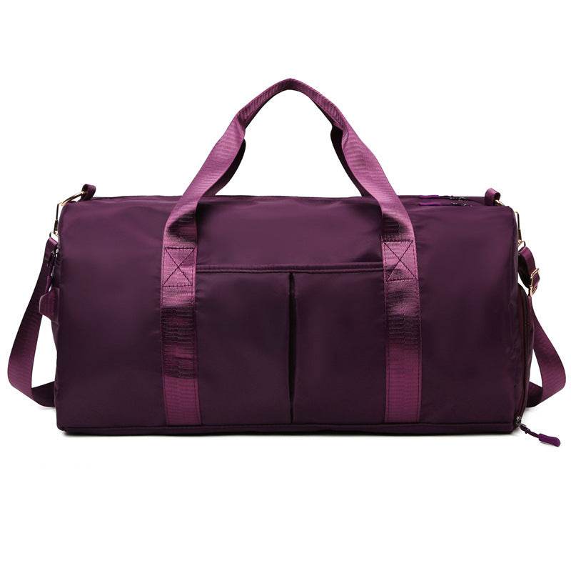 Travel Bag Women's Portable Large Capacity Sports Gym Bag - Mubimart
