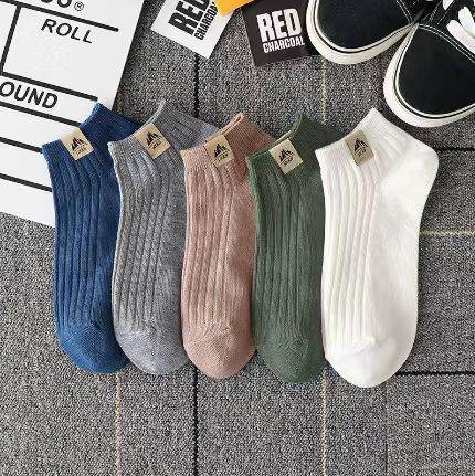 Summer Thin And All-matching Socks Polyester Cotton Low Top - Mubimart