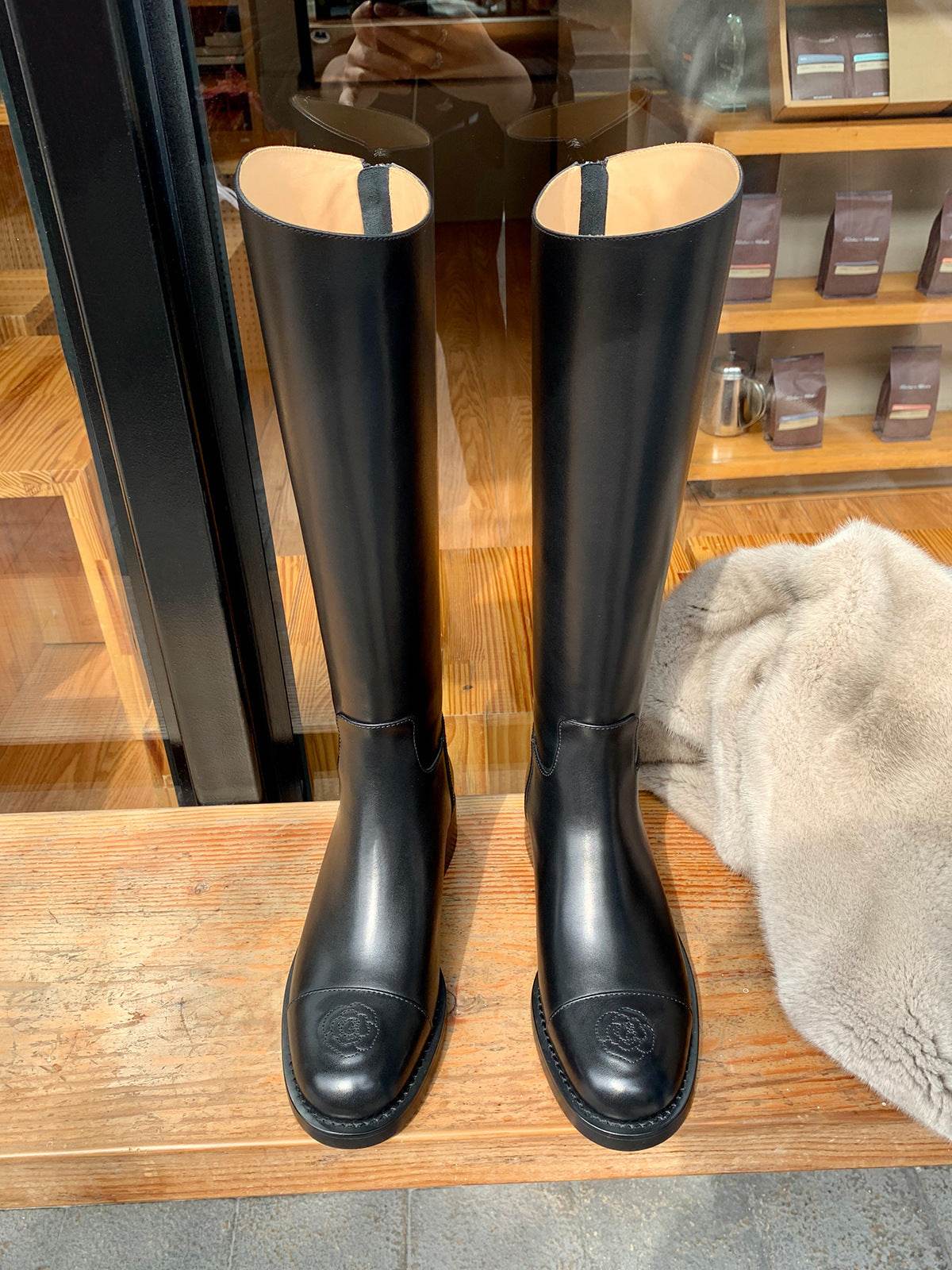 The New Back Zipper Is Thin And Tall But Knee Boots - Mubimart