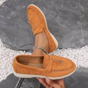 Slip-on High-end Loafers Gommino Women - Mubimart