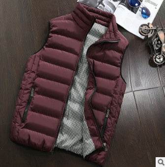 Men's vest fashion slim cotton vest men new men's cotton vest - Mubimart