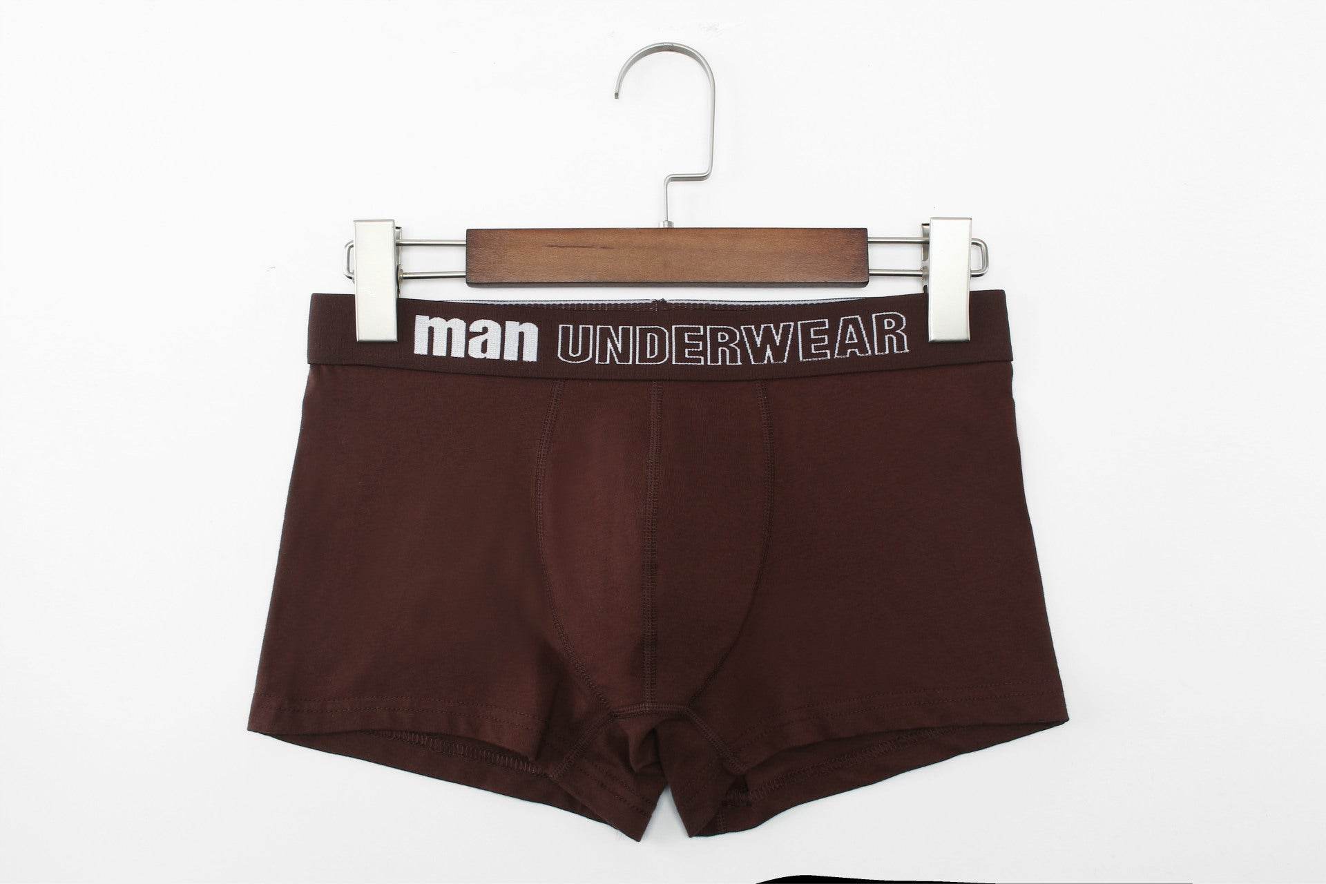 Men's boxer shorts cotton boxer briefs - Mubimart