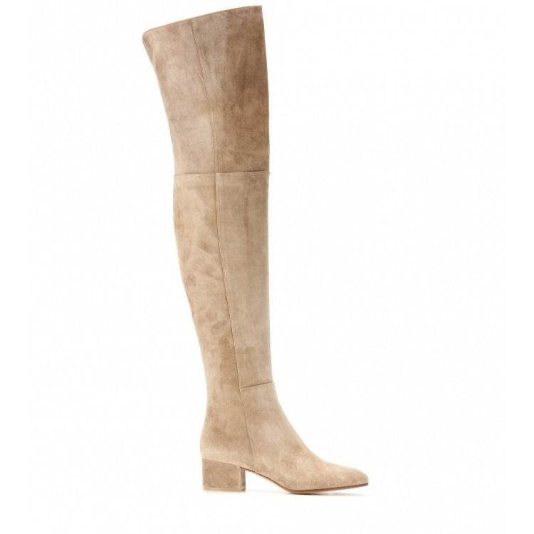 Mid-heel over the knee boots - Mubimart
