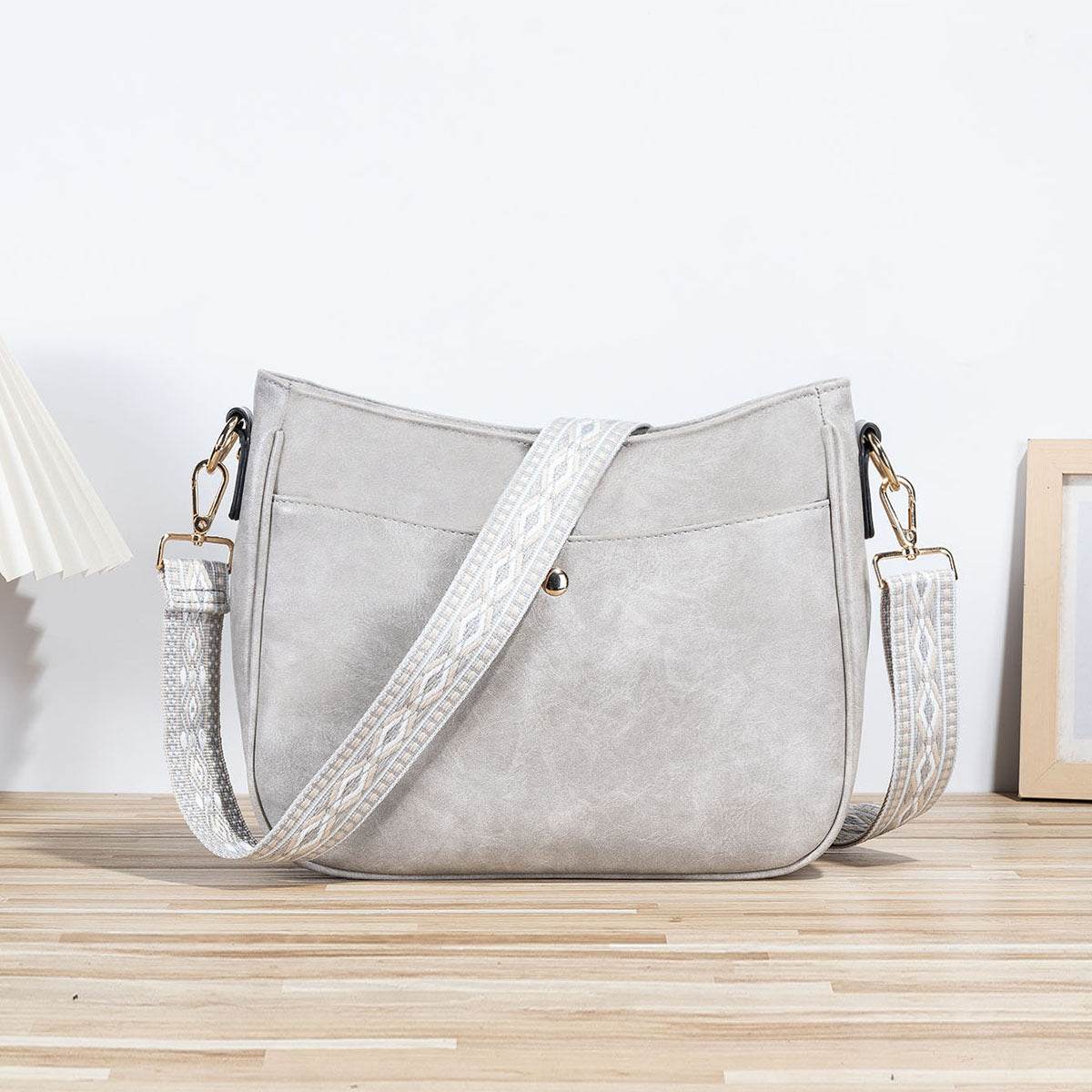 Crossbody Shoulder Bag Simple Fashion Women - Mubimart