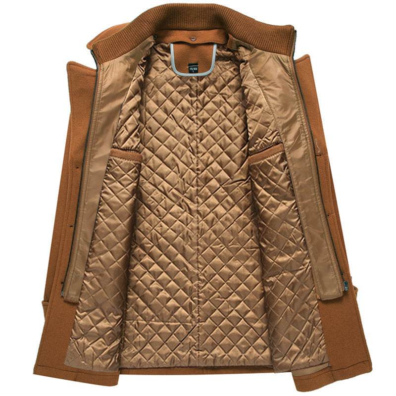 Autumn and Winter New Men's Woolen Coat Men - Mubimart