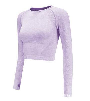 Yoga long sleeve workout clothes - Mubimart