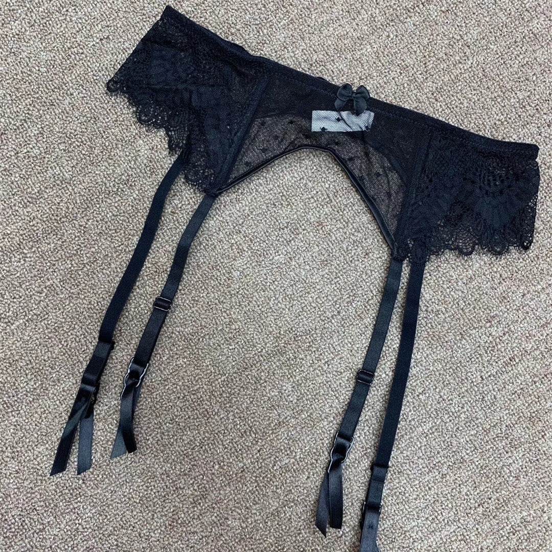 Garter Belt Women's Stocking Sling Sling Mesh Lace Belt - Mubimart