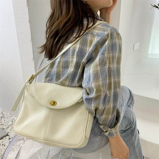 Leather Women Handbags Female Shoulder Bag - Mubimart