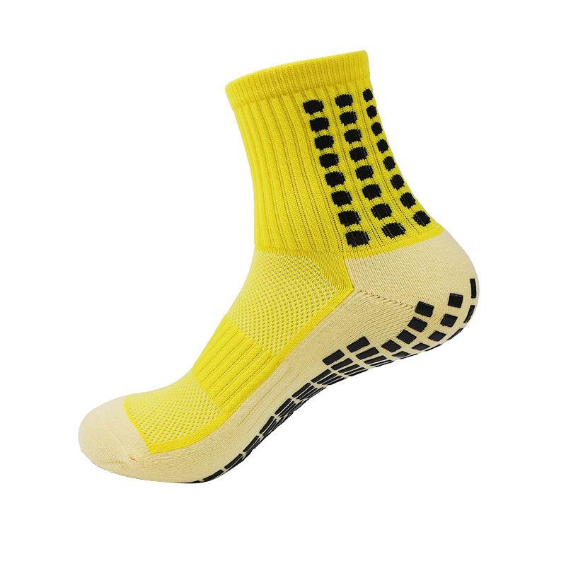 Professional Training Competition Thick Towel Bottom Middle Tube Glue Dispensing Non-slip Athletic Socks - Mubimart
