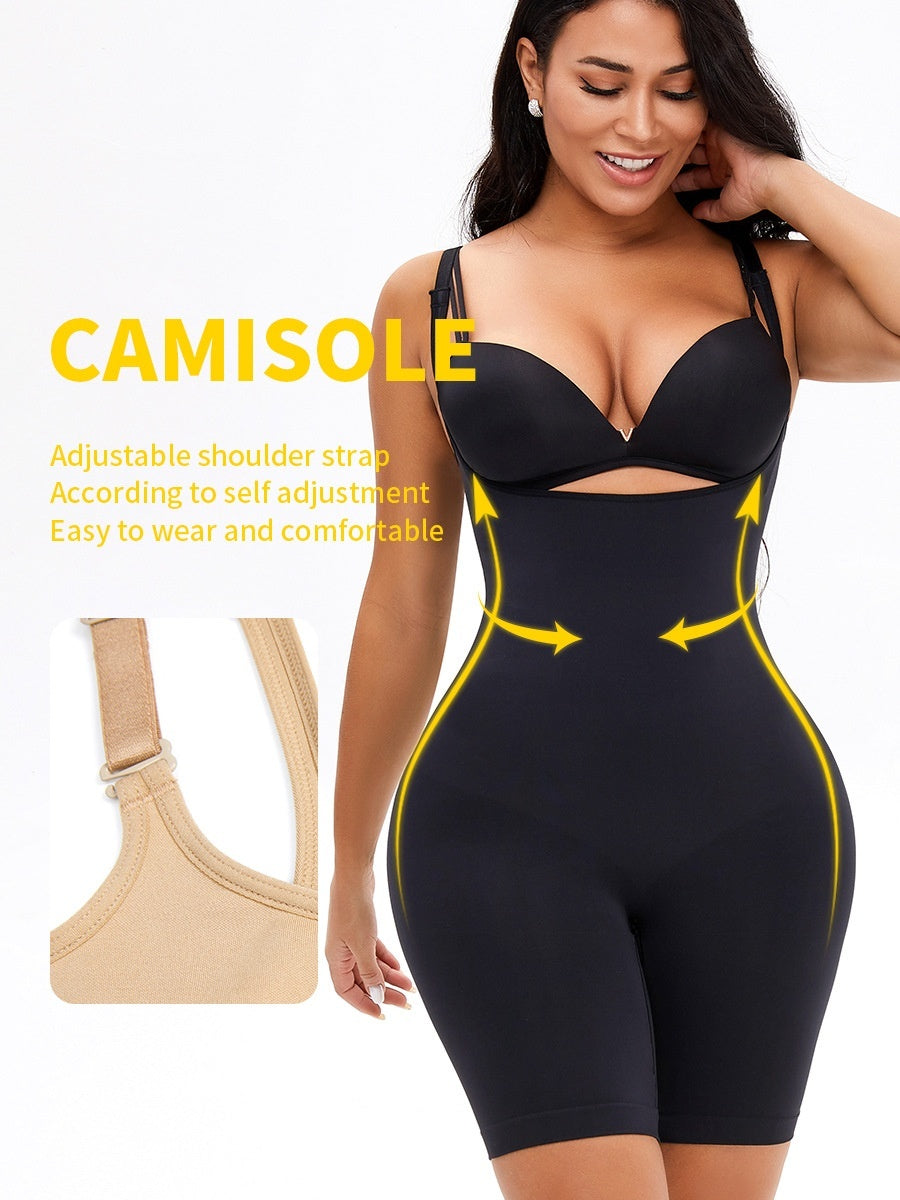 Plus Size Seamless Body Shaper Body Shaping Waist Reinforcement Belly Contracting Hip Lifting Body Shaping Pants - Mubimart -  