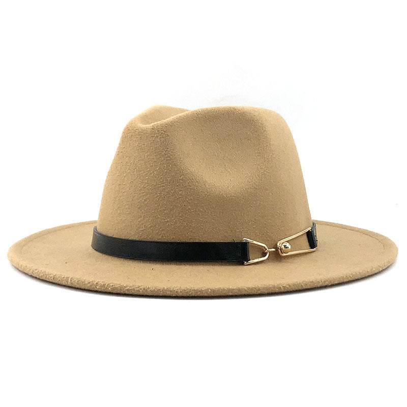 Popular Fedora British Vintage Top Fashion Ladies Woolen Hat - Mubimart