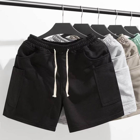 Men's Casual Pants Loose Cargo Shorts - Mubimart