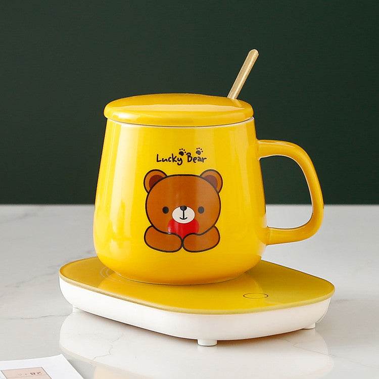 55 Degree Constant Temperature Ceramic Coffee Mug Mug Set - Mubimart