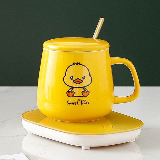 55 Degree Constant Temperature Ceramic Coffee Mug Mug Set - Mubimart
