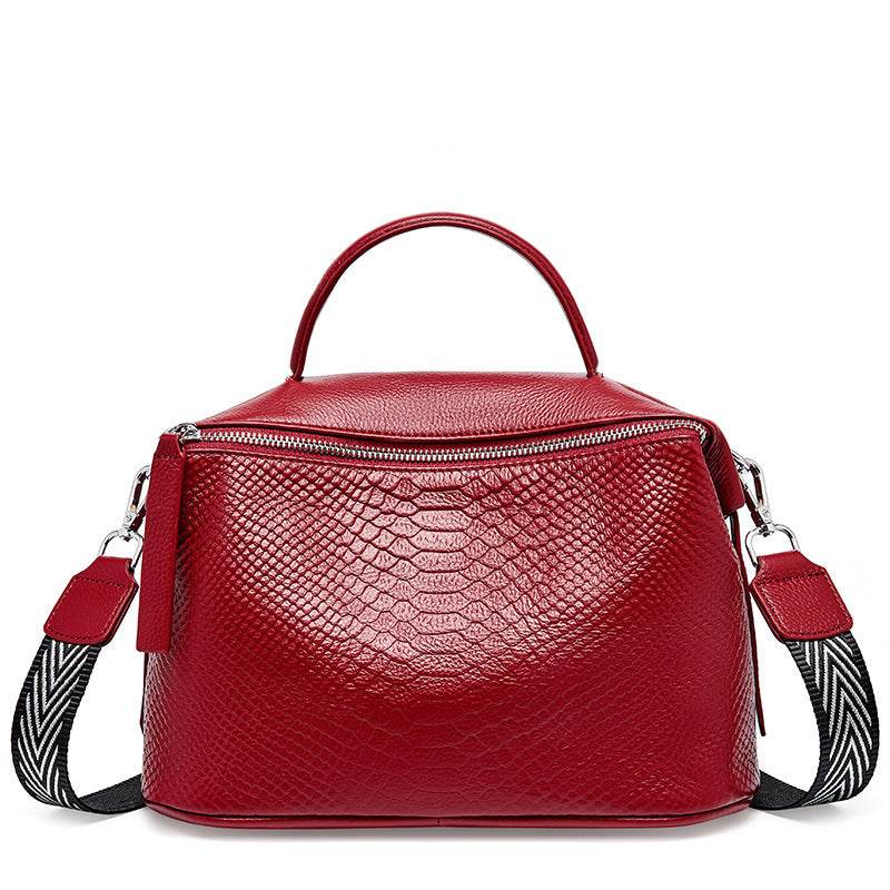 Ellyna Leather Satchel - Mubimart