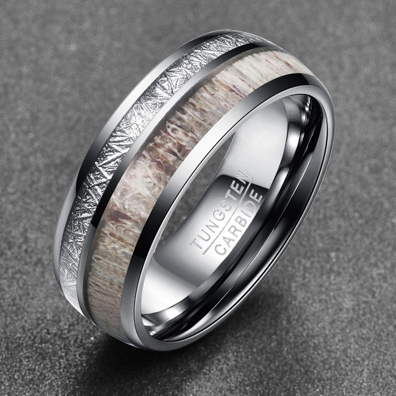 100 Tungsten Carbide Stalen Heren Ring