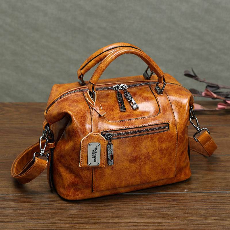 Retro Style Women's Bag Women Hand-carrying Crossbody Bag - Mubimart