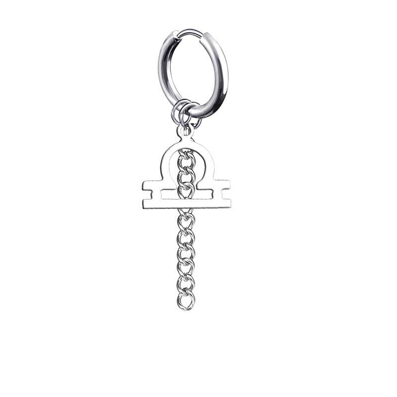 12 constellation earrings for men - Mubimart
