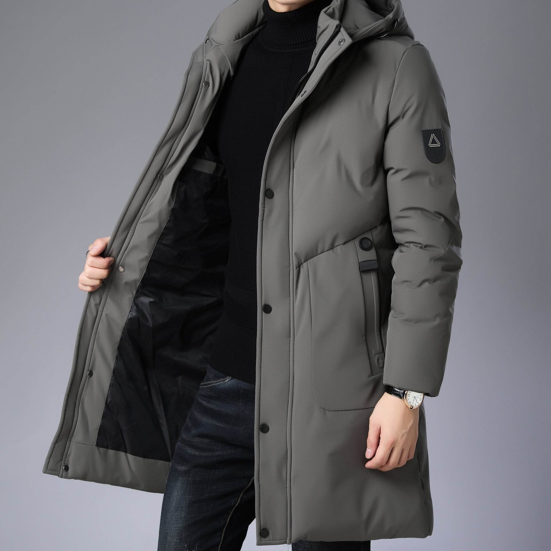 Hooded Coat Baggy Coat Men - Mubimart