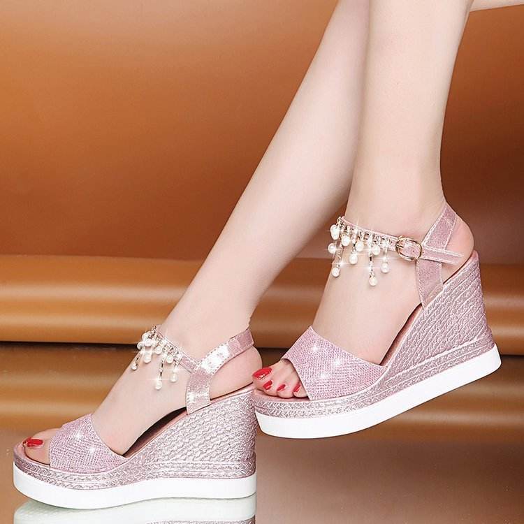 Wedge Roman Sandals Platform Sandals - Mubimart