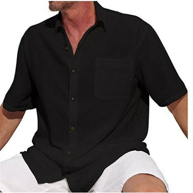 Men's linen shirt - Mubimart