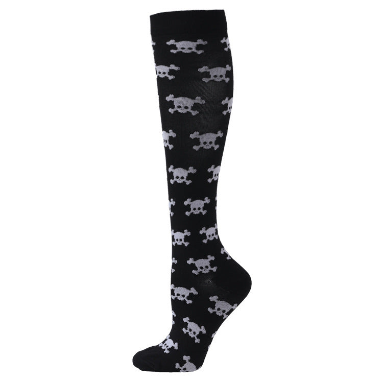 Sports Compression Socks Pattern Stretch Stockings - Mubimart -  