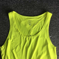 Women Backless Yoga Tank Top Shirts Sleeveless Off Shoulder Sports T Shirt Backless Crop Tops Racerback Gym Workout Clothes - Mubimart -  