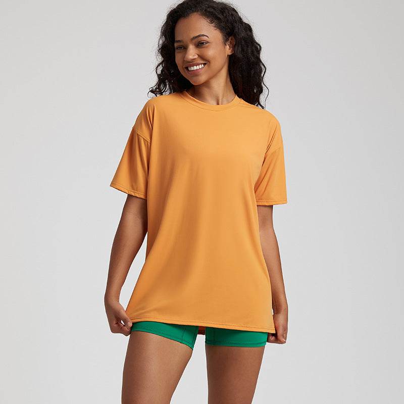 Tight Running Exercise T-shirt Workout Top - Mubimart