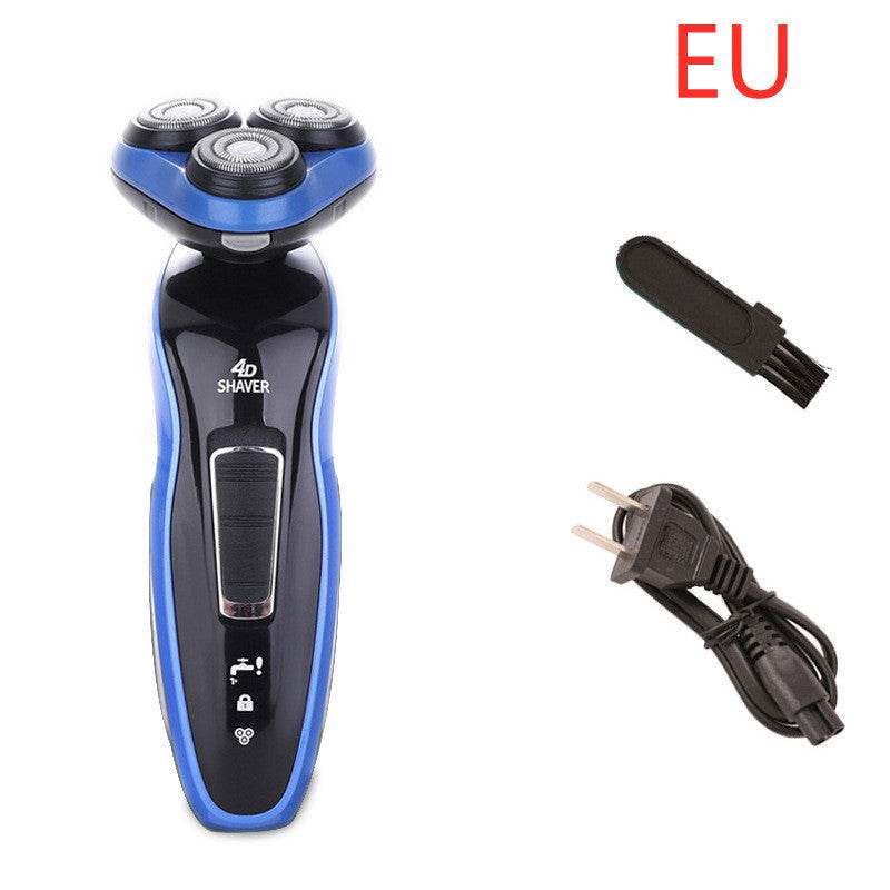 4 In 1 Electric Shaver Triple Blade Razor Men Clipper Rechargeable Trimmer - Mubimart