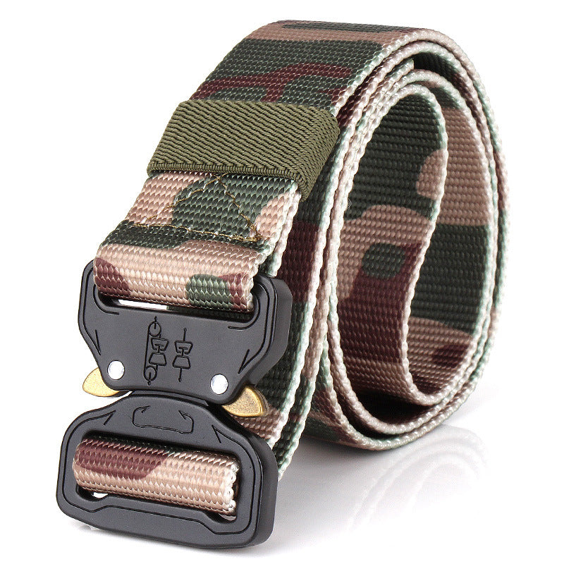 Outdoor Tactics Camouflage Belt Multifunctional Nylon Tooling Outer Belt Belt Outdoor Training Belt 38cm