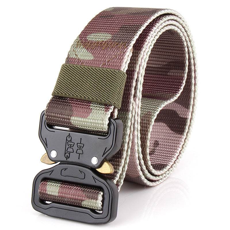 Outdoor Tactics Camouflage Belt Multifunctional Nylon Tooling Outer Belt Belt Outdoor Training Belt 38cm - Mubimart